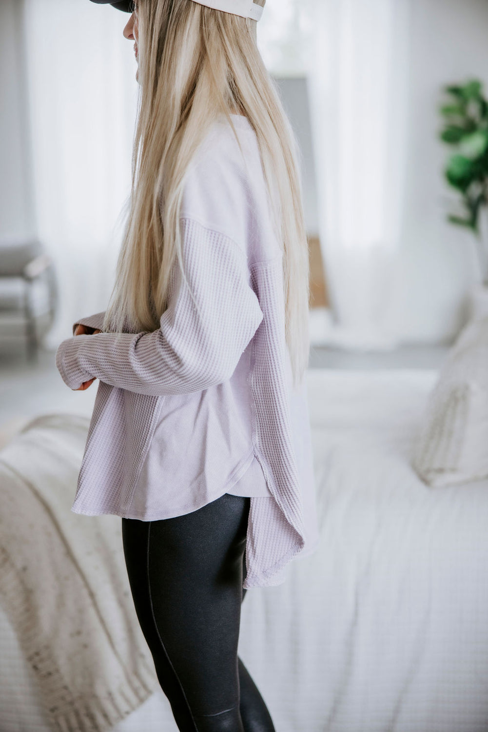 Riggs Oversized Waffle Knit Top