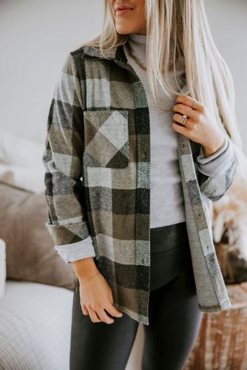 Truitt Plaid Button Down Top
