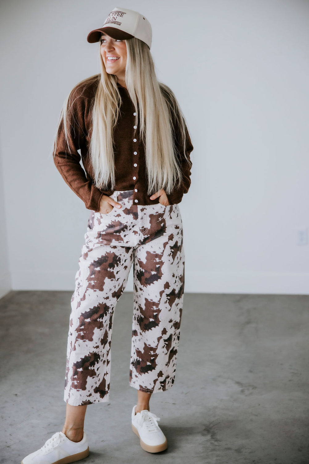 Harlow Multi Print Barrel Pants