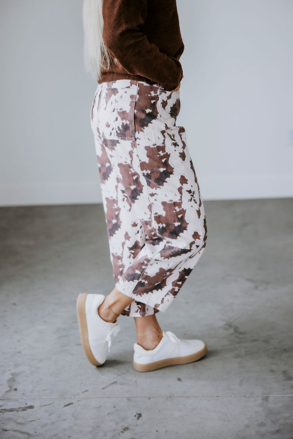 Harlow Multi Print Barrel Pants