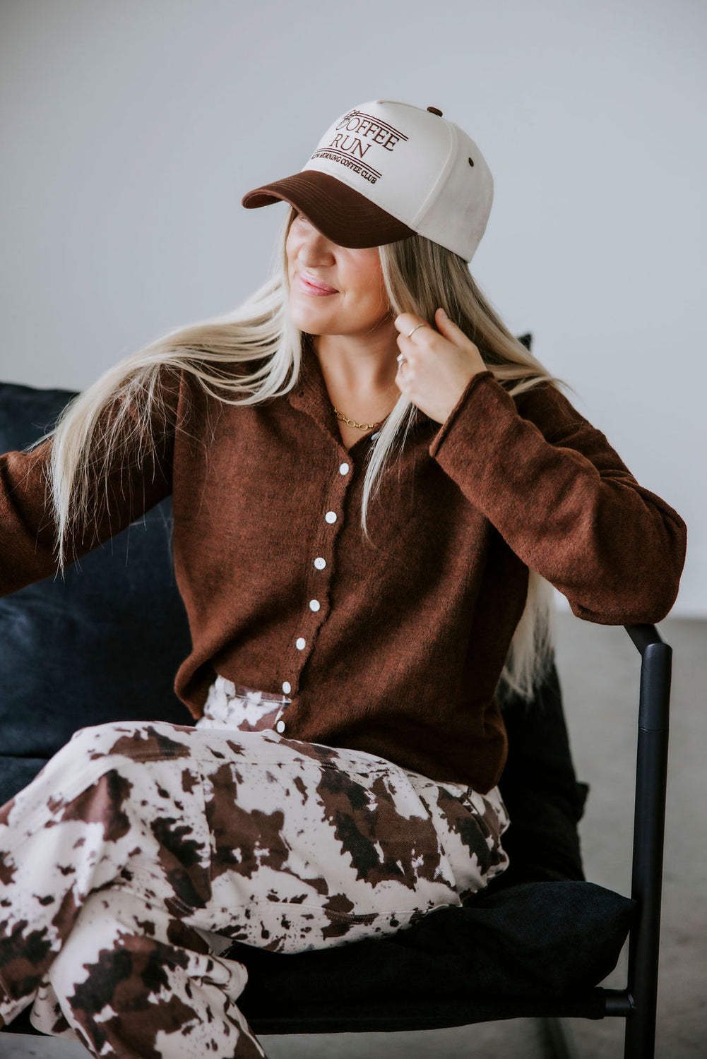 Soft Start Button Down Cardigan