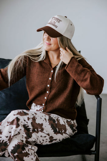 Soft Start Button Down Cardigan