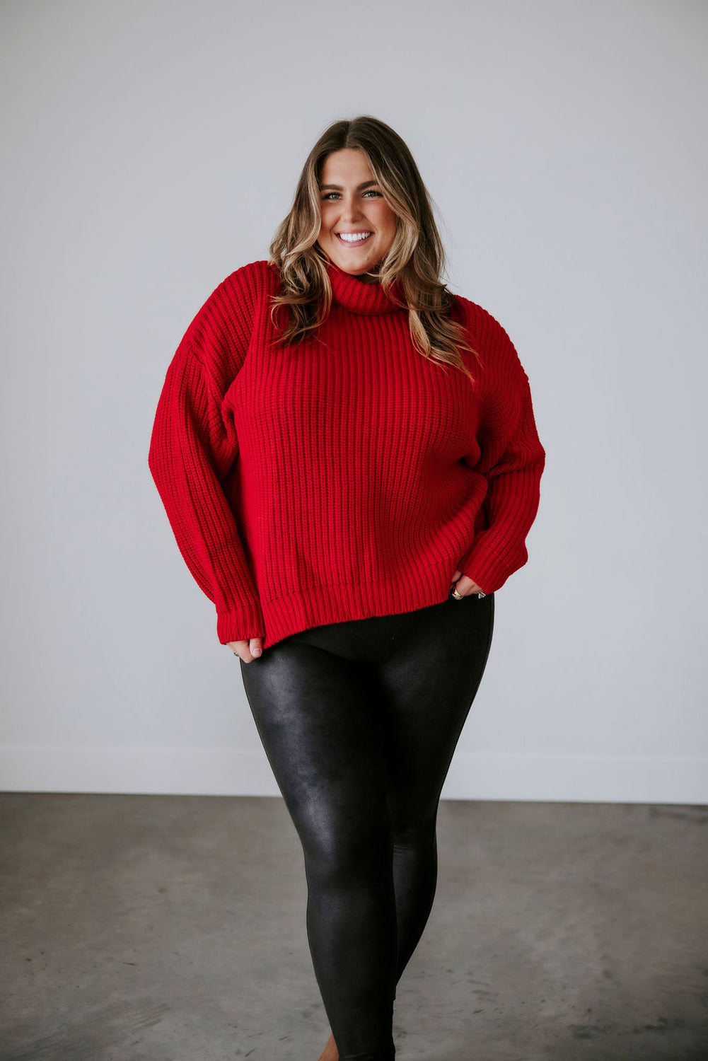 Amherst Funnel Neck Sweater by Lily and Lottie