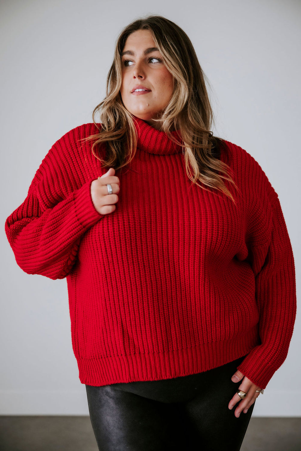 Amherst Funnel Neck Sweater by Lily and Lottie