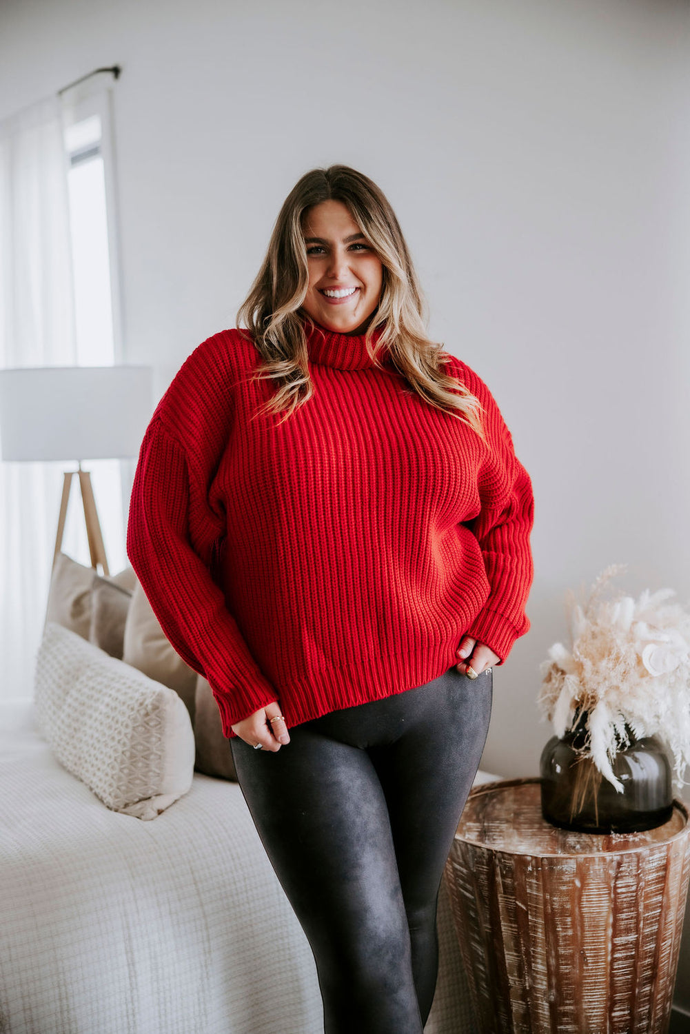 Amherst Funnel Neck Sweater by Lily and Lottie