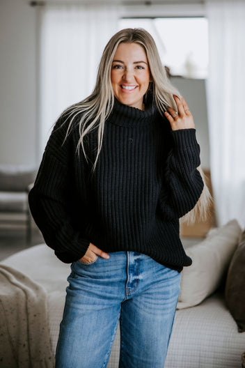 Amherst Funnel Neck Sweater by Lily and Lottie