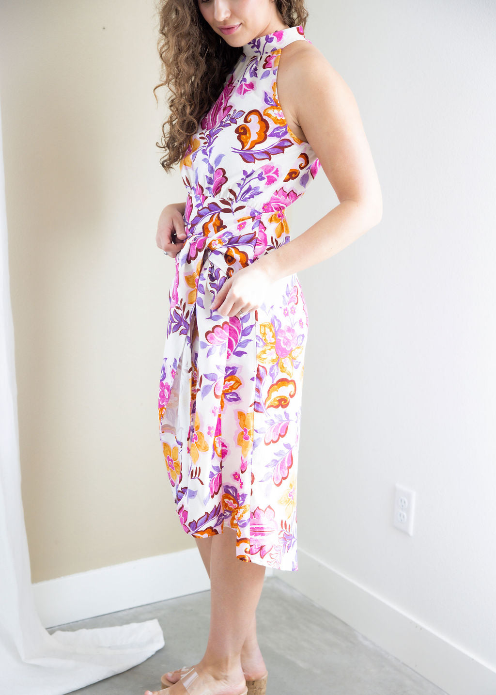 Harper Floral Wrap Dress