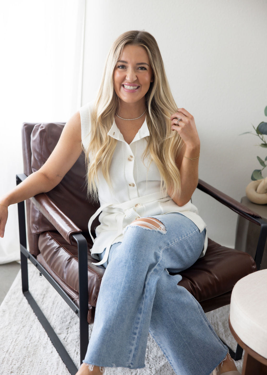 Trudy Longline Sweater Vest