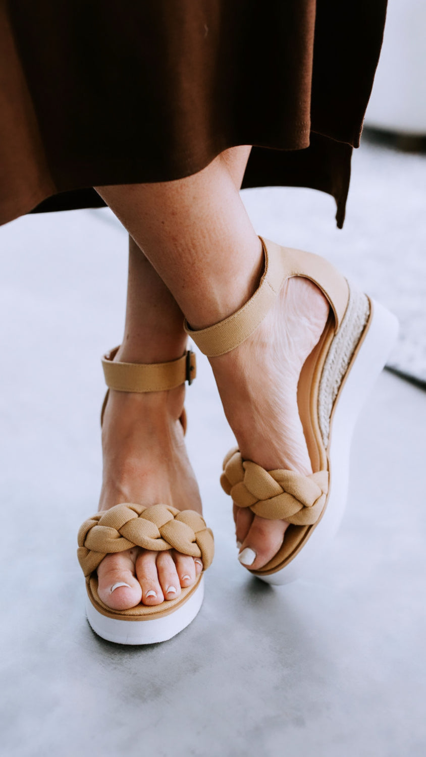 Paloma Braided Wedge