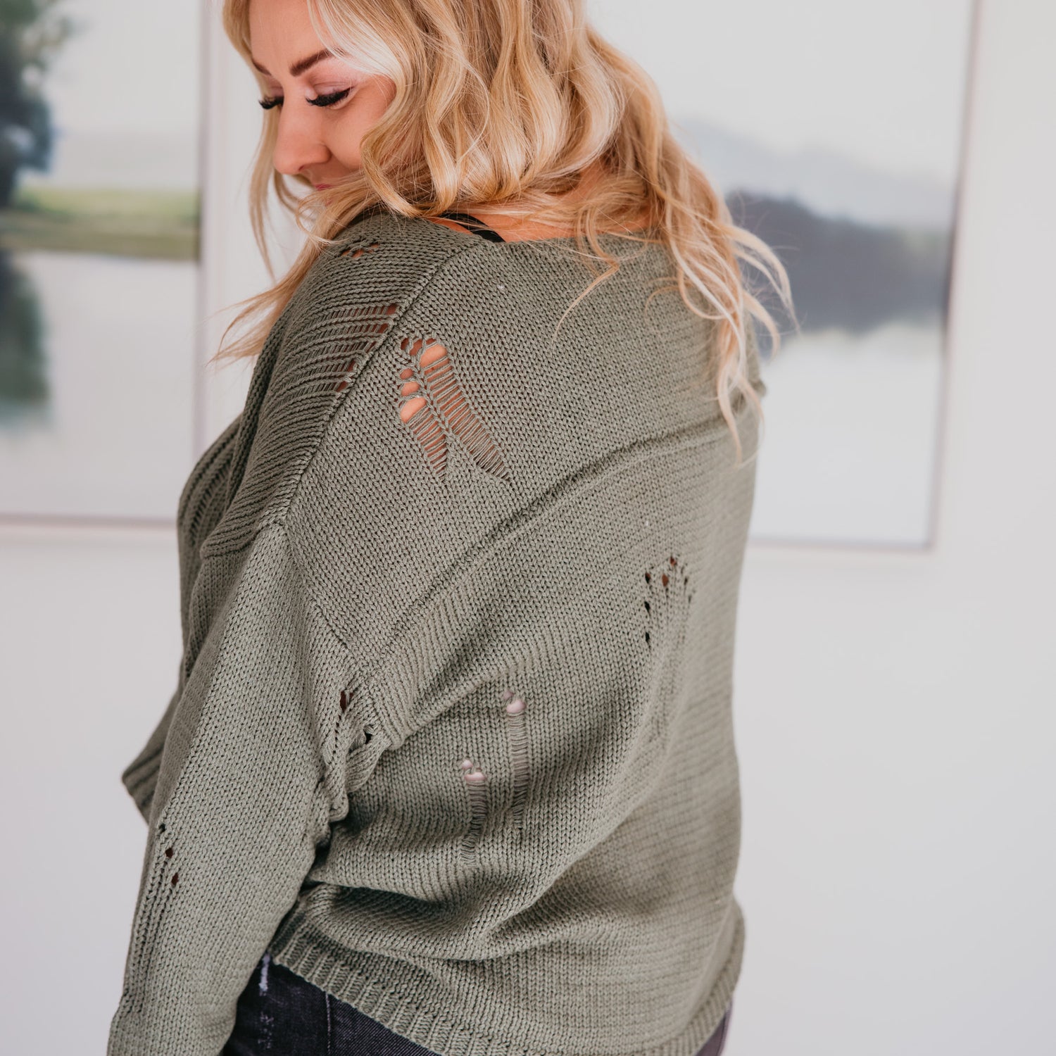 Rhena Distressed Sweater