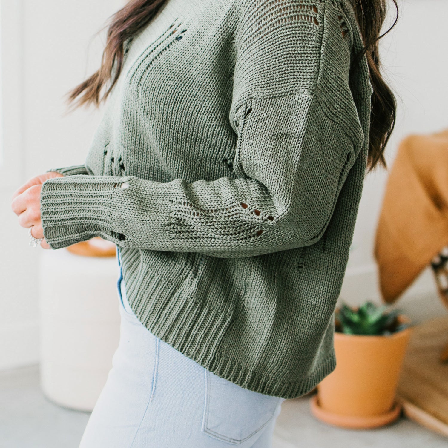 Rhena Distressed Sweater