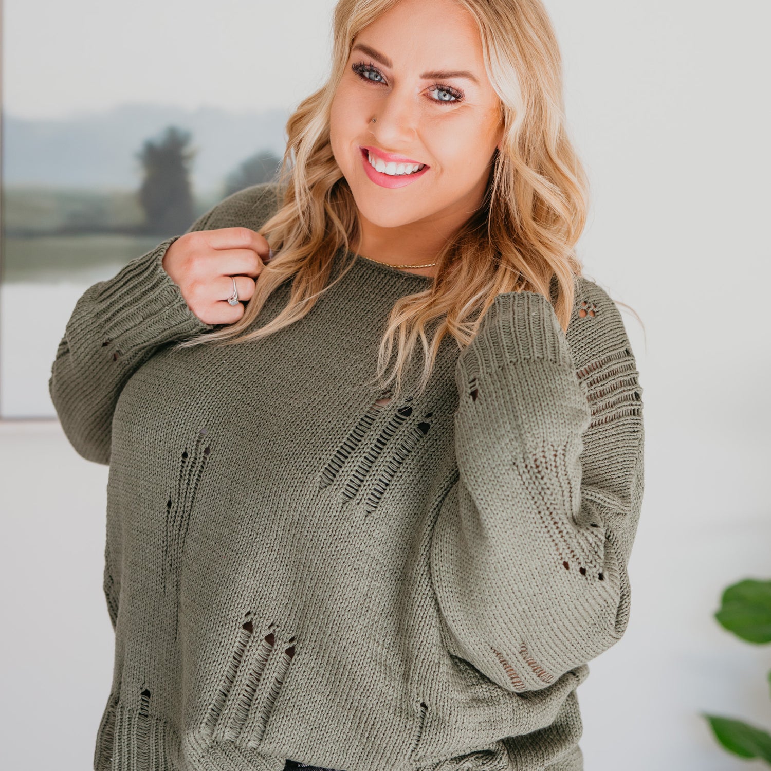 Rhena Distressed Sweater