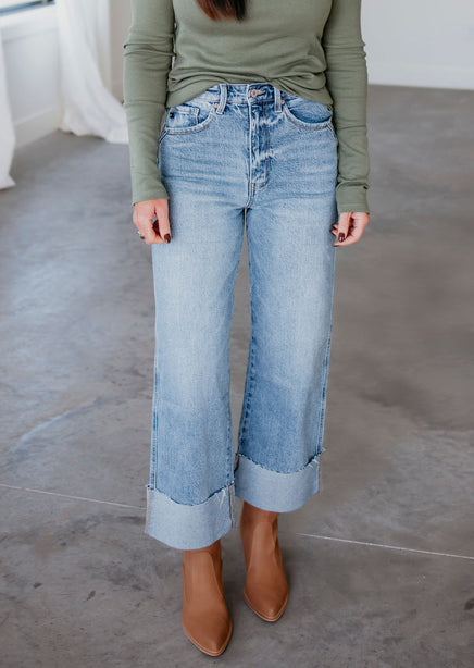 Leah KanCan Wide Leg Jean