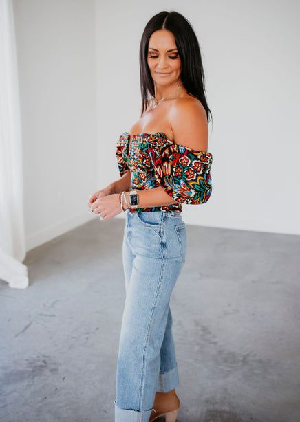 Catalina Floral Top