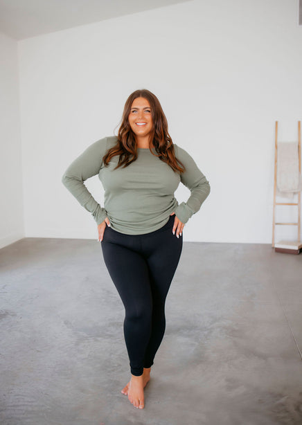 Langford V Waist Leggings by Lily & Lottie