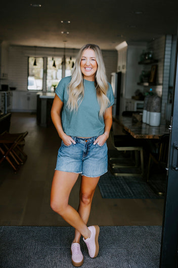 Ashlee Relaxed Crop Tee