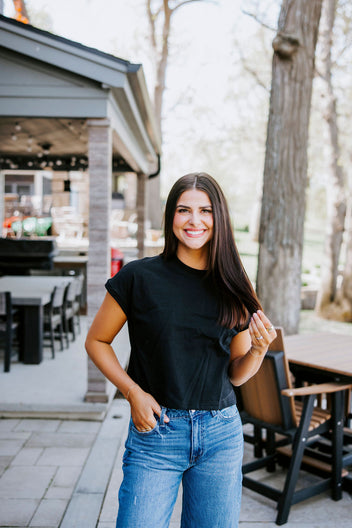 Ashlee Relaxed Crop Tee