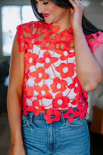 Jeanie Floral Lace Top