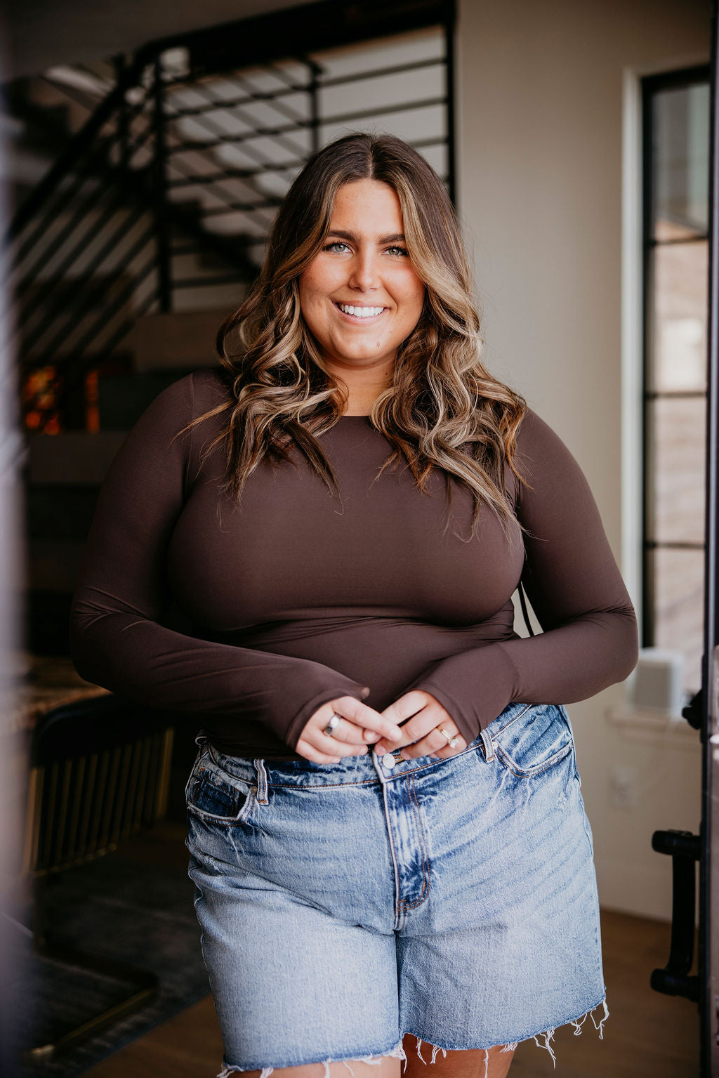 image of Kara Seamless Crew by Lily & Lottie