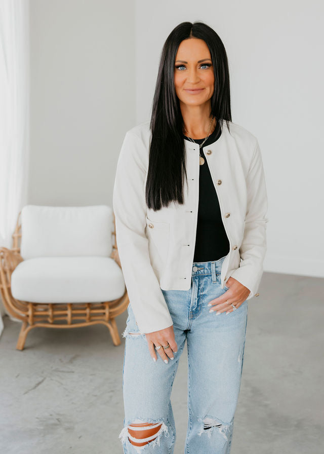 Cayli Faux Leather Jacket