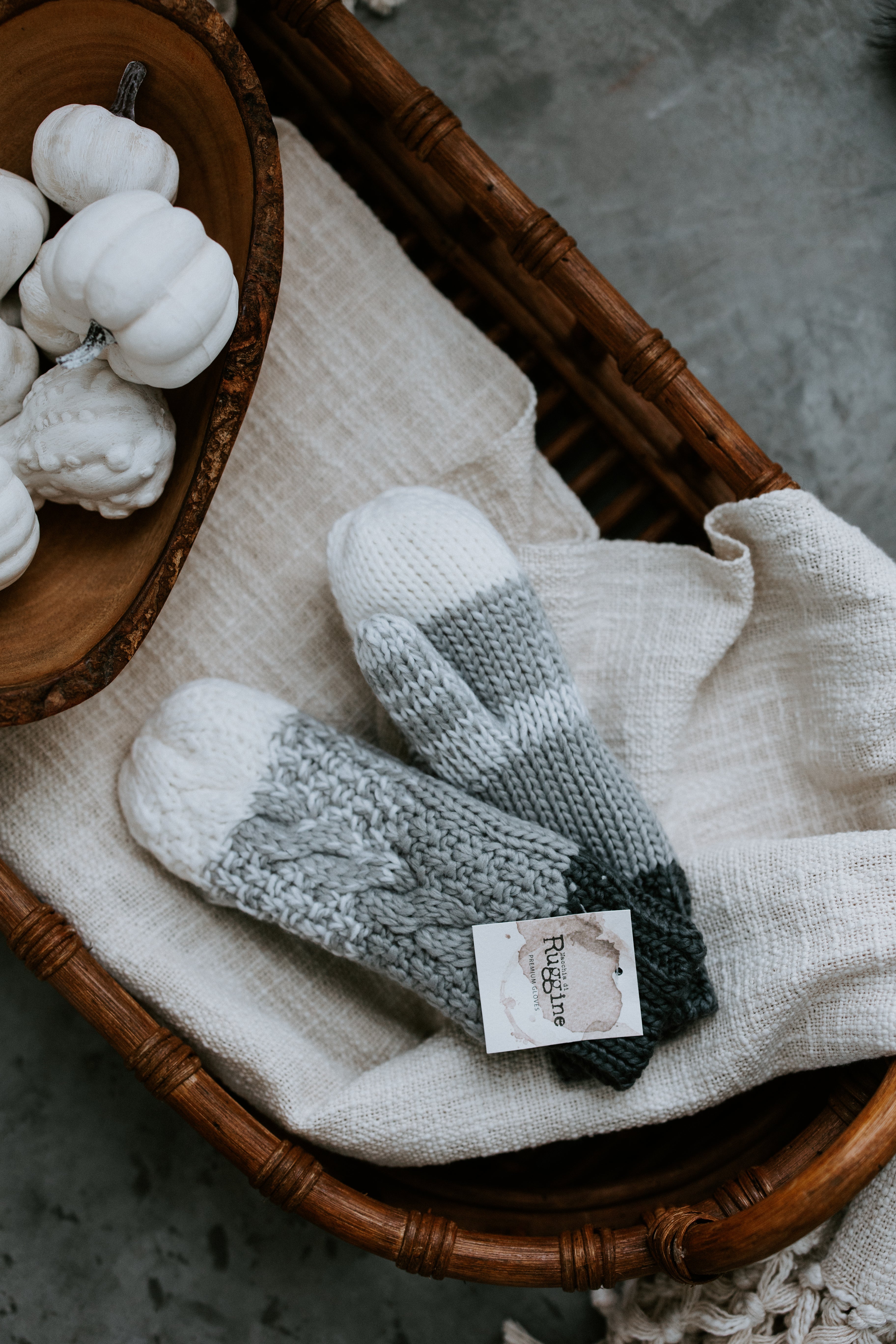 image of Bundled Up Cable Knit Mittens