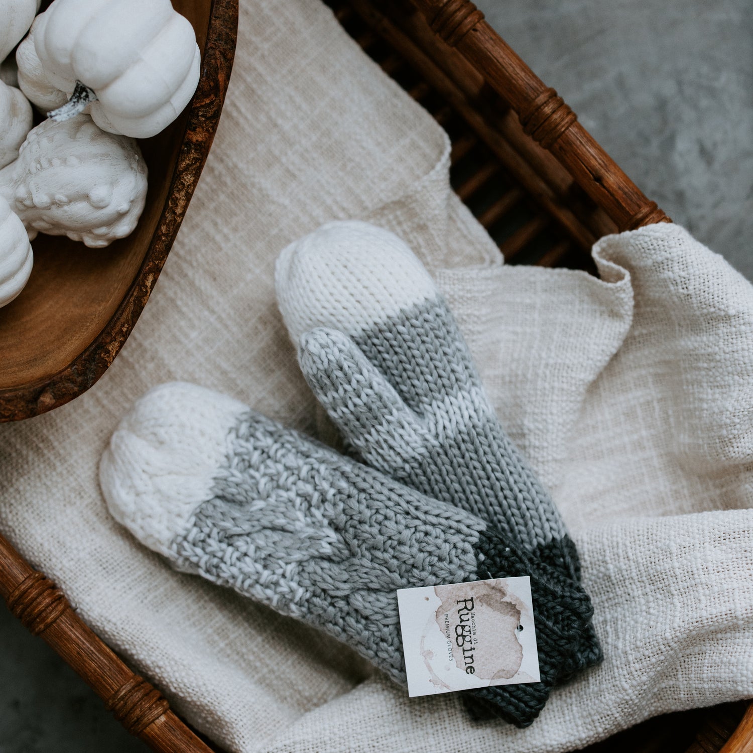 Bundled Up Cable Knit Mittens