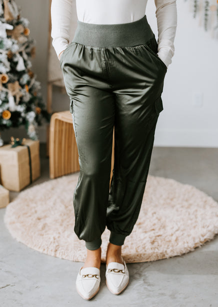 Kerby Satin Cargo Pants – Lauriebelles