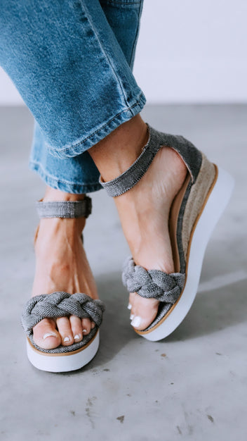 Paloma Braided Wedge