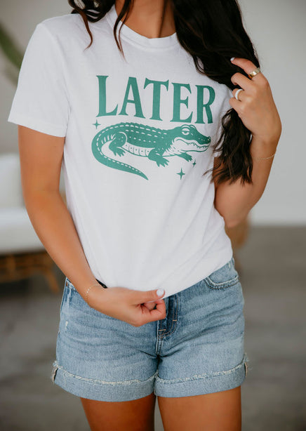 Later Alligator Graphic Tee product view
