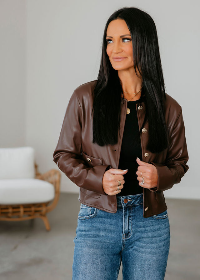 Cayli Faux Leather Jacket