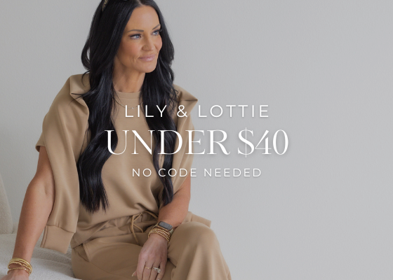 Woman wearing  a t-shirt from Lily and Lottie