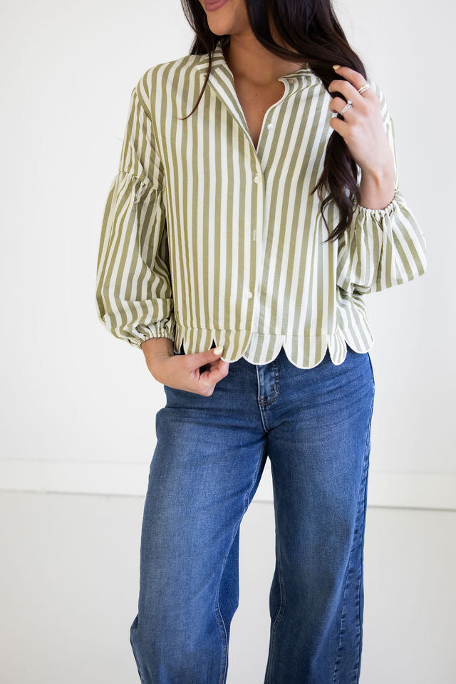 Reeves Striped Blouse