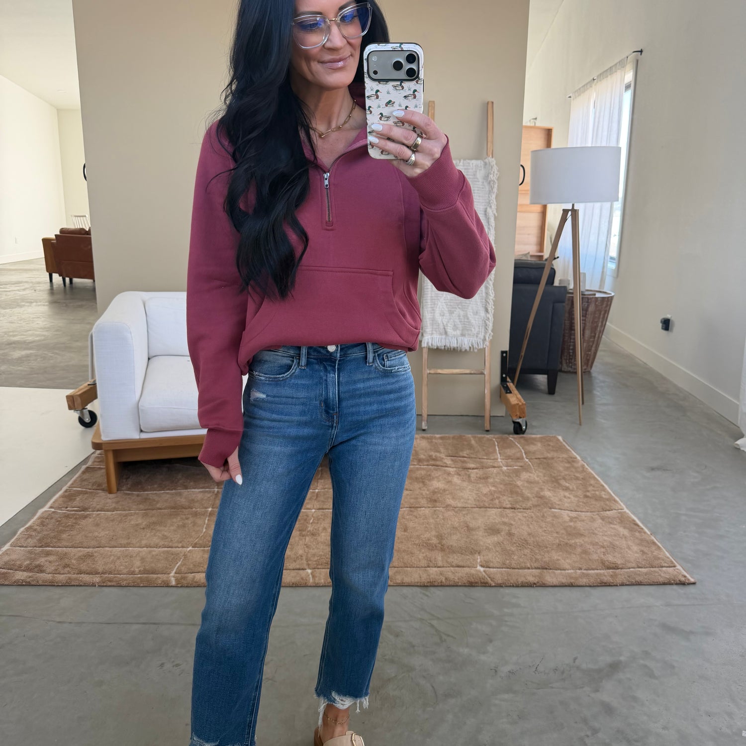 Esther Lovervet Cropped Straight Jean