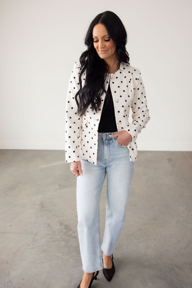 Lucinda Polka Dot Jacket
