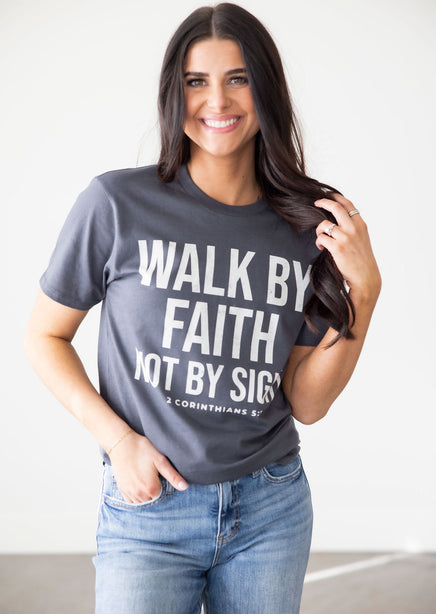 Walk by Faith Graphic Tee product view