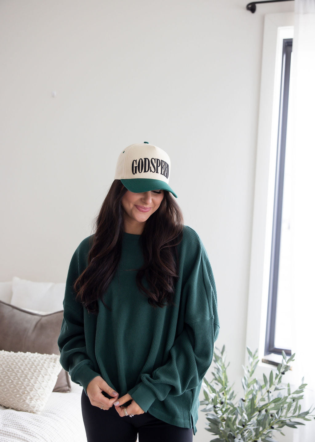 Sky Waffle Long Sleeve by Lily & Lottie