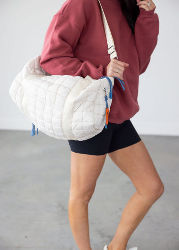 Bobbie Quilted Duffel Bag