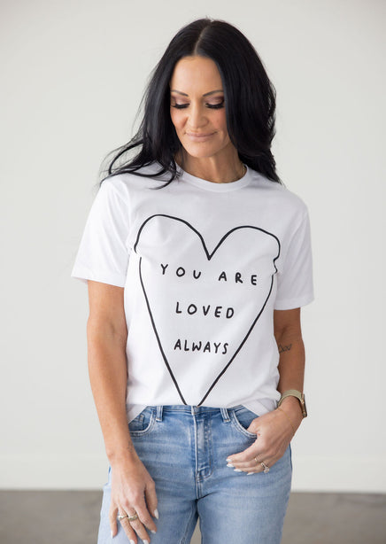 You are Always Loved Graphic Tee product view