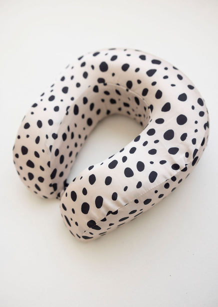 Satin Memory Foam Travel Neck Pillow product view