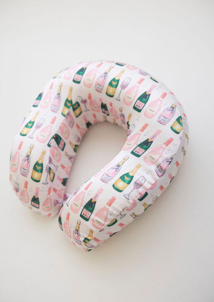 Satin Memory Foam Travel Neck Pillow product view