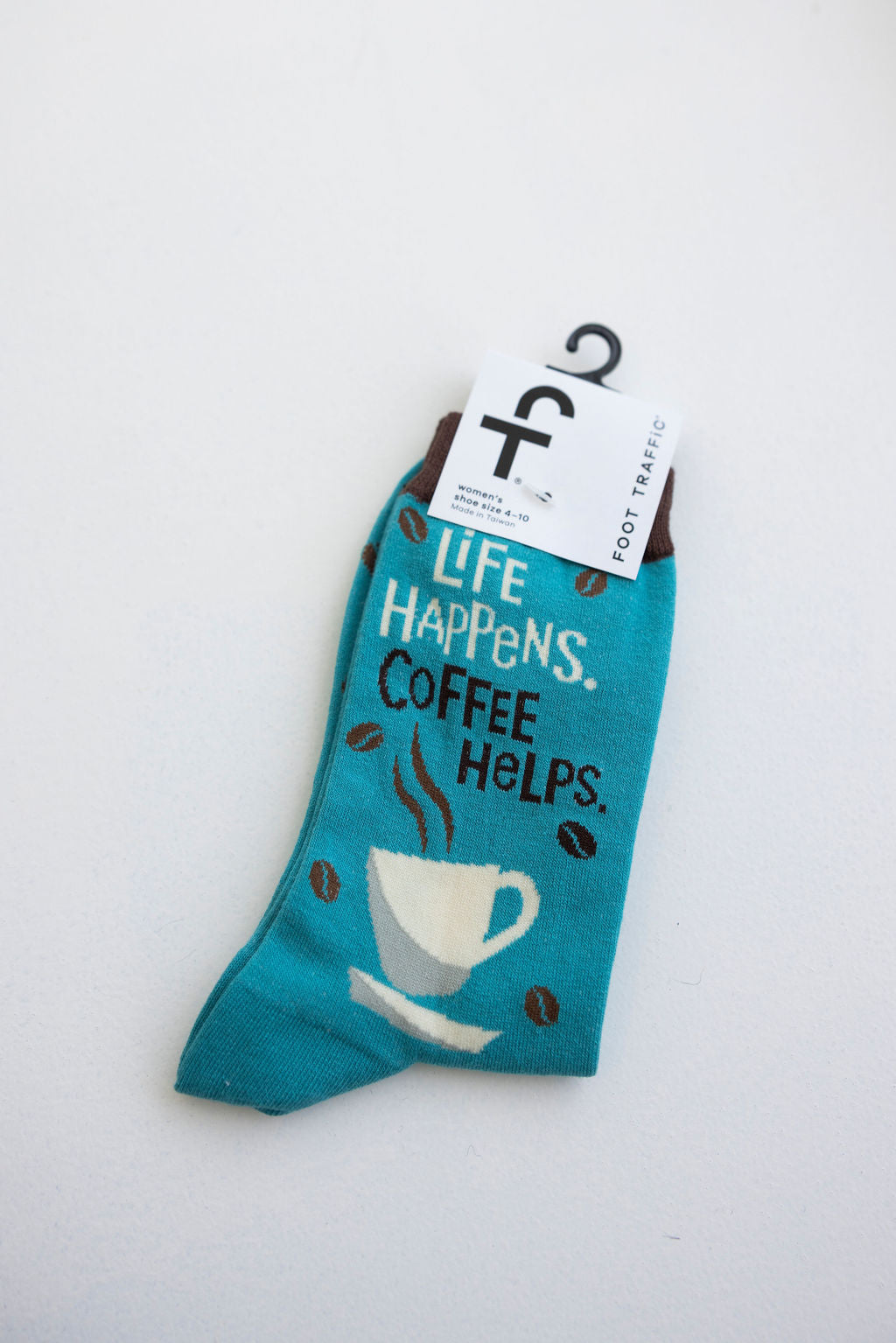 image of Life Happens Coffee Helps Socks