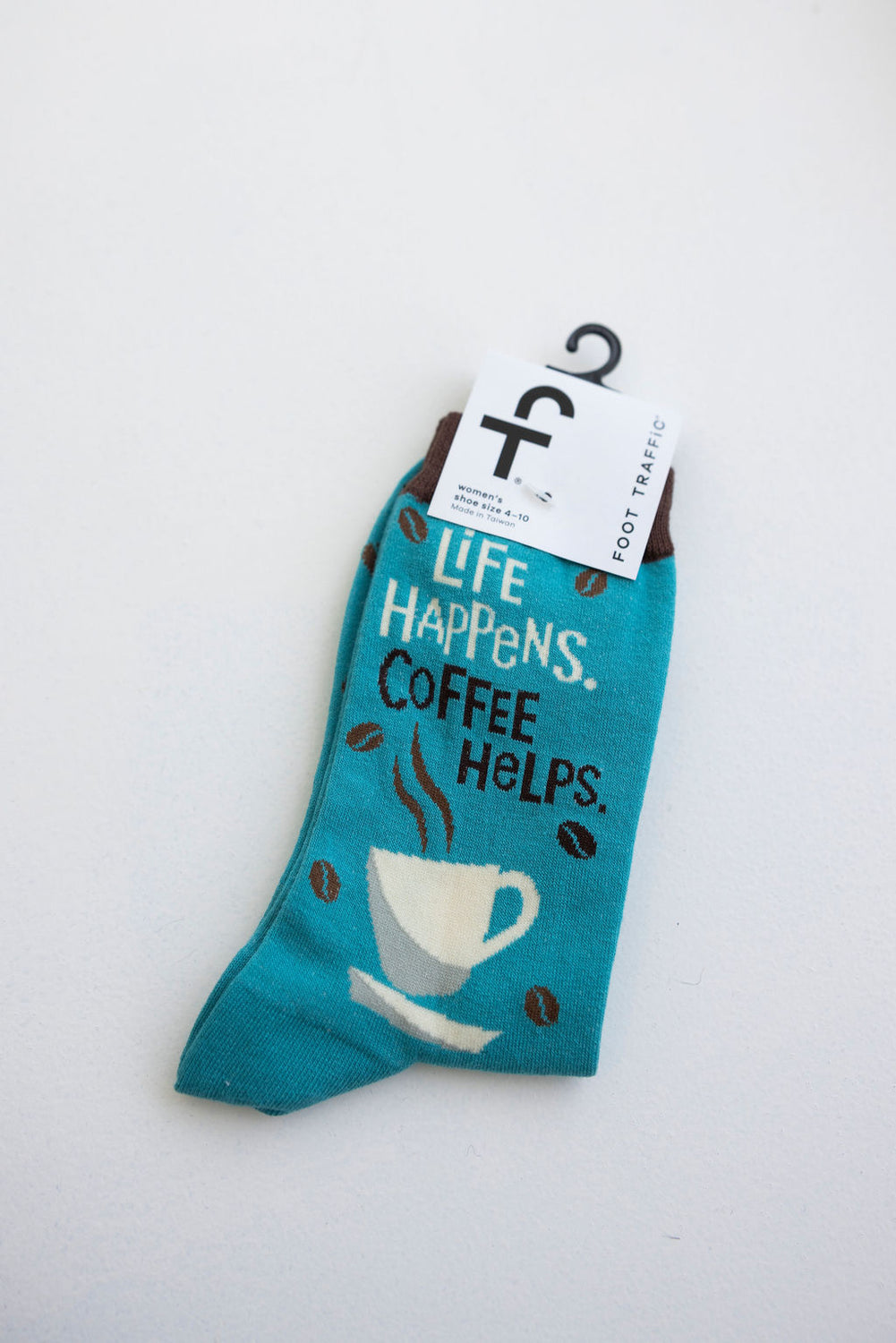 Life Happens Coffee Helps Socks