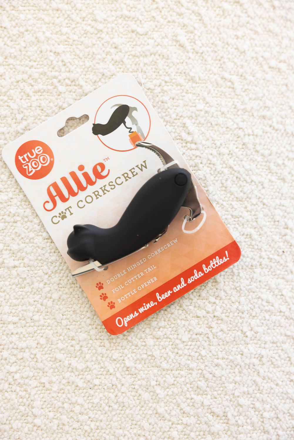 Animal Soft Touch Waiters Corkscrew