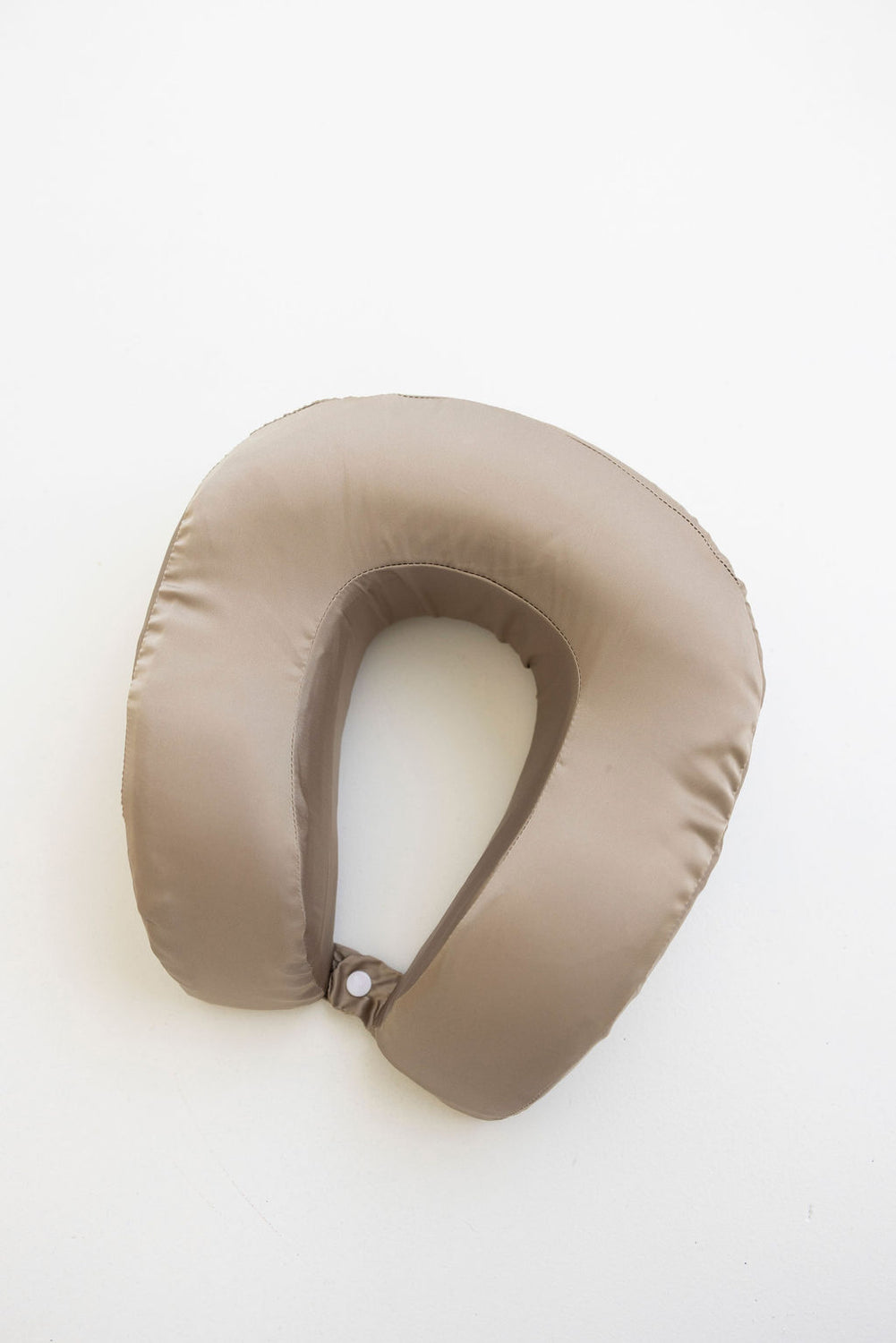 Satin Memory Foam Travel Neck Pillow