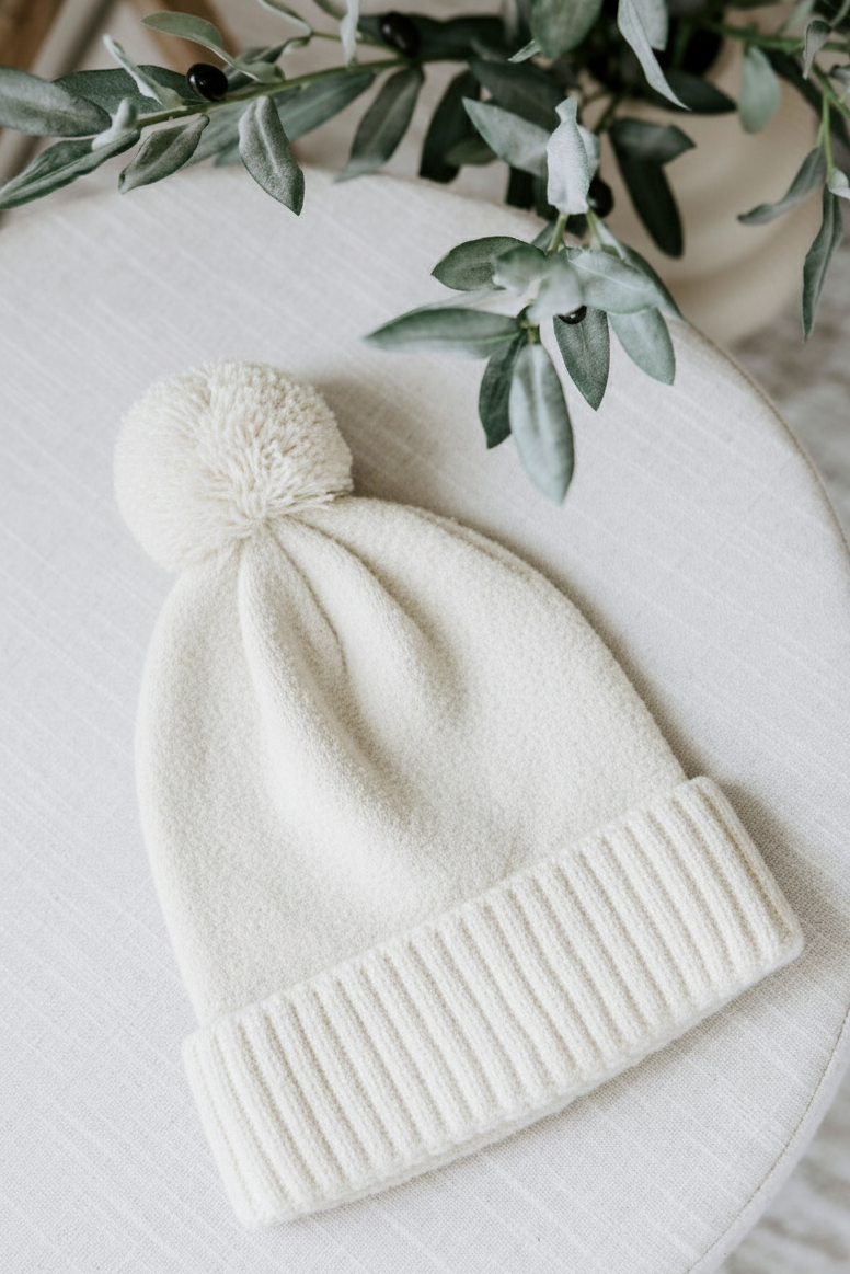 Frostline Boucle Pom Beanie