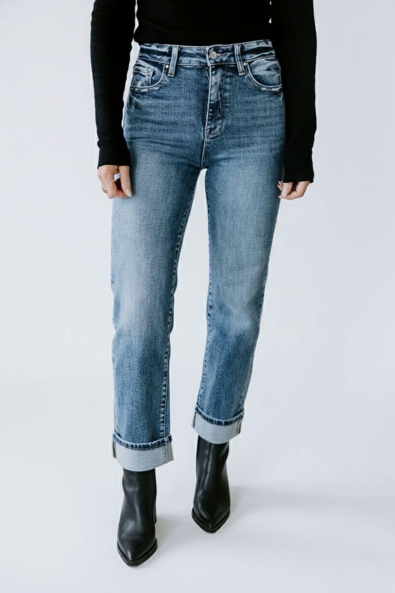 Martie Petra Cuffed Straight Jeans