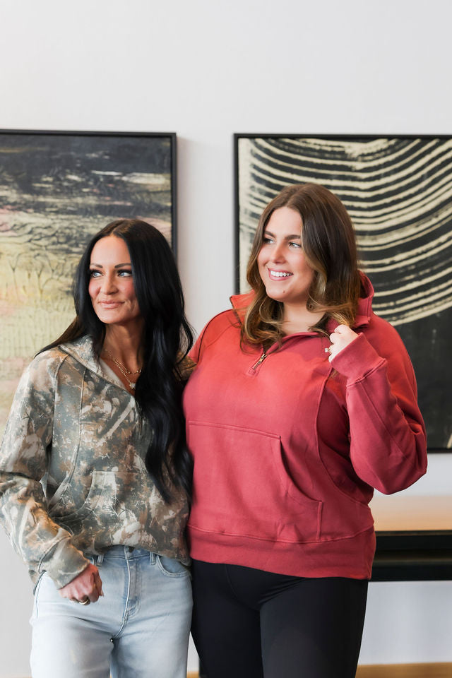 Bennett Half Zip by Lily & Lottie