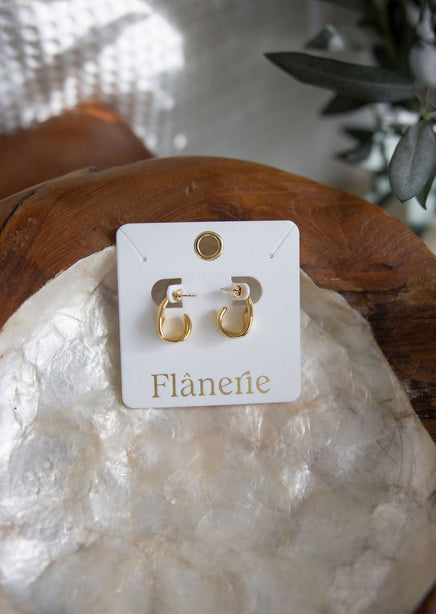 Wavy Hoop Earrings product view