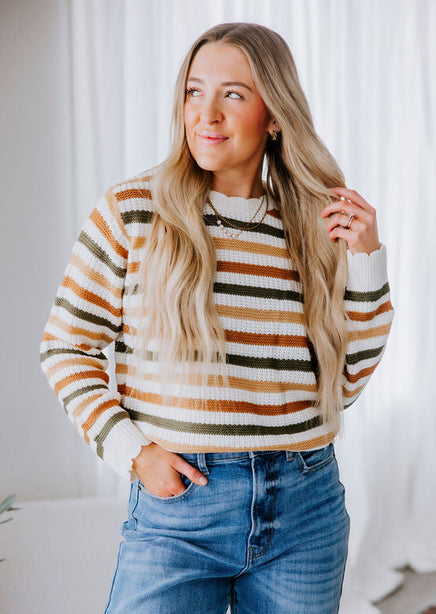 Paxtin Striped Sweater product view