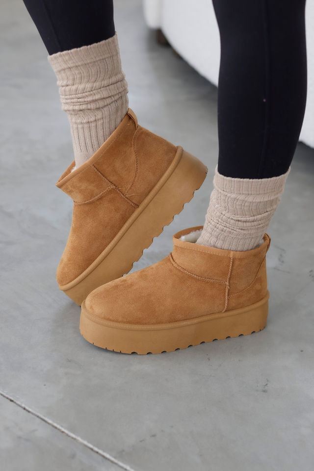 image of Elsa Chunky Fur Ankle Boots